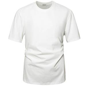 lot 1694 image: VEIISAR Mens Heavy Weight 100% Cotton T-Shirt White XL - Retail $27
