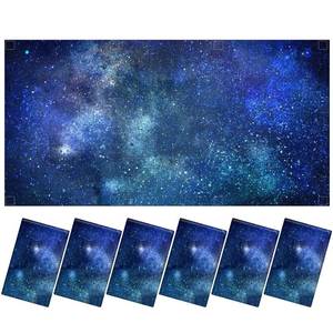 lot 1696 image: Kittmip 6 Pcs Fluorescent Light Covers for Ceiling Lights with 48 Magnets Decorative Magnetic Light Filters for Classroom Office Kitchen Decoration(Starry) - Retail $29