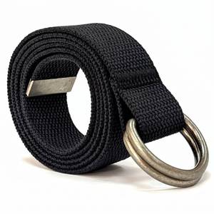 lot 1717 image: SUITUA Classic Canvas Web Belt for Men and Women, D-Ring Cut to Fit - Retail $10