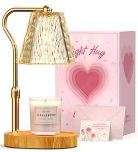 lot 1727 image: Candle Warmer Lamp with Timer Dimmable Gifts for Women, Adjustable Height Wax Warmer Lamp for Scented Candles, House Warming Gifts for New Home Modern Farmhouse Decor - Retail $20