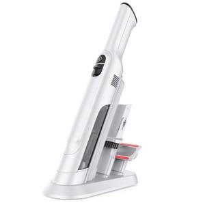 lot 1760 image: PROMOMO Handheld Vacuum Cordless, Lightweight 1.4lb with Powerful Suction, Charging Dock, Single Touch Empty and Detachable Dust Cup (Creamy White)