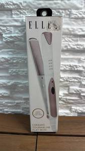 lot 14 image: ELLE Ceramic Tourmaline Flat Iron 1 inch 430°F