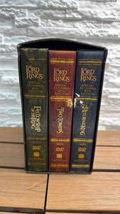 lot 30 image: The Lord of the Rings Motion Picture Trilogy Special Extended DVD Edition Box Set