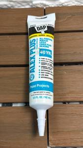 lot 37 image: DAP Alex Plus All Purpose Acrylic Latex Caulk Silicone White 5.5 FL OZ