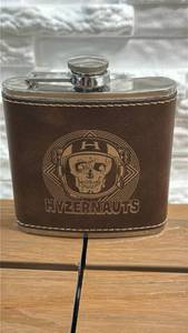 lot 42 image: Hyzernauts Flask - 6 oz Stainless Steel