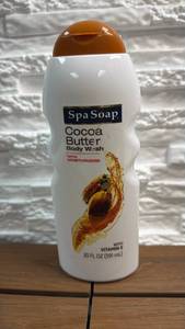 lot 55 image: Spa Soap Cocoa Butter Body Wash 20 FL OZ 591 mL