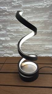 lot 87 image: LED Spiral Desk Lamp with Control Base