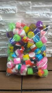lot 149 image: 2 ml Silicone Round Mini Storage Containers - Assorted Color Bulk Bag