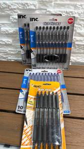 lot 166 image: Lot of 4 Packages of Pens