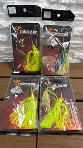 lot 187 image: Blaze Fishing Gear Spinner Lures 38 oz 10.6g Lot of 4