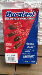 lot 191 image: Duralast Coil-On-Plug Insulators 90005 1 Set