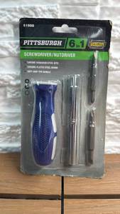 lot 203 image: Pittsburgh 6 in 1 ScrewdriverNutdriver 61988