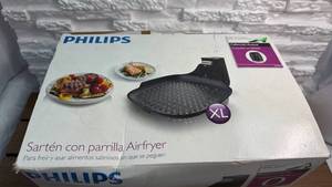lot 225 image: Philips Airfryer Grill Pan XL HD9910 - Lot of 2