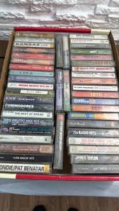 lot 234 image: Lot of 45 Music Cassette - Tapes 1960s-1980s Rock Pop Soul Compilations