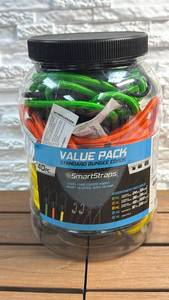 lot 240 image: SmartStraps Standard Bungee Cords Value Pack 40pc