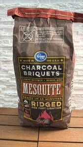 lot 303 image: Kroger Mesquite Charcoal Briquets 7.7 lb