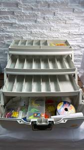 lot 305 image: Plano Ready2Fish 3-Tray 136-Piece Multi-Species Tackle Box