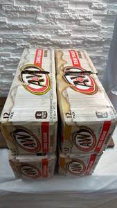 lot 314 image: A&W Zero Sugar Root Beer 12 fl oz Cans 12-Pack Lot of 4