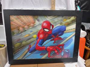 lot 329 image: Very cool Spiderman 3D picture