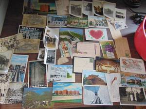 lot 3199 image: Large selection of photo postcards