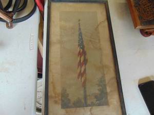 lot 3241 image: Our Flag print