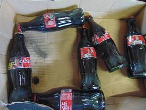 lot 3260 image: NASCAR and Soviet Union Coca Cola bottles