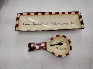 lot 24868 image: Certified International Ceramic Kitchen Decor