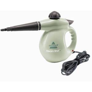 lot 24879 image: BISSELL - Steam Shot Handheld Steam Cleaner & Sanitizer - Pearl wasabi