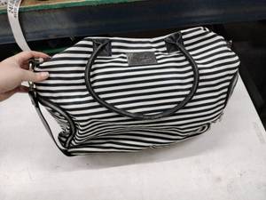lot 24886 image: Kaylaa luxury stripe Breastpump Bag