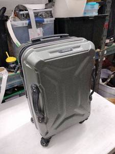 lot 24890 image: American Tourister Cargo Max hardside spinner luggage - Olive Green