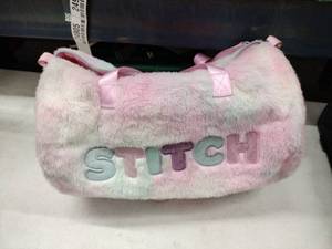 lot 24905 image: Disney Stitch Exclusive Furry Slumber Party Pastel Duffle Bag