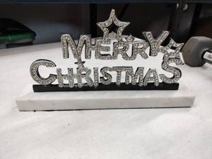 lot 24925 image: festive Merry Christmas sign