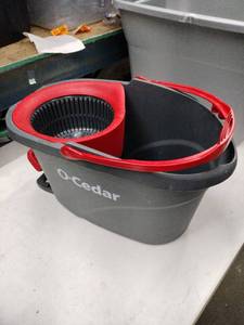 lot 24971 image: O-Cedar EasyWring spin mop and bucket system