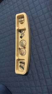 lot 60102 image: Jewelry Organizer Tray Cream Colored Compartments