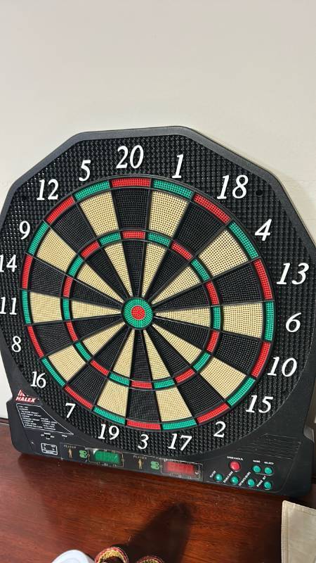lot 60526 image: Halex Electronic Dart Board