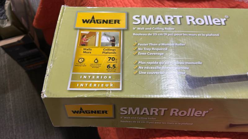lot 60542 image: Wagner Smart Roller 9-Inch Wall and Ceiling Paint Roller
