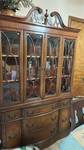 China Cabinet with Glass Doors and Lower Drawers