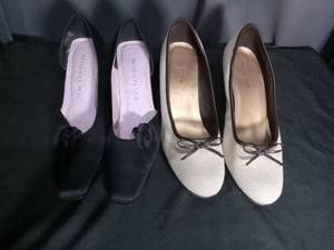 lot 7104 image: Nightlife Womens Pumps Lot 4 Pairs Black Cream