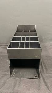 lot 7757 image: Dispense-Rite Metal Organizer Caddy with Dividers
