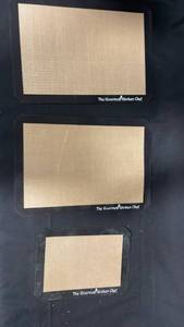 lot 7758 image: The Gourmet Kitchen Chef Baking Mats Set of 3