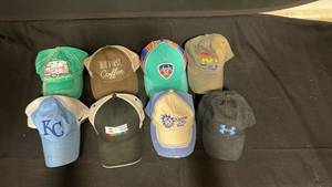 lot 7784 image: Lot of 8 Baseball Caps Kansas City Royals Under Armour Zoo Camper