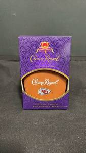 lot 7787 image: Crown Royal Collectible Football Bag Kansas City Chiefs Limited Edition Gift Set
