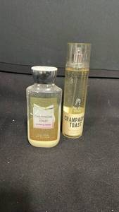 lot 7798 image: Champagne Toast Body Lotion and Fine Fragrance Mist Set 2-Piece