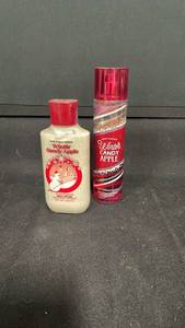 lot 7799 image: Bath & Body Works Winter Candy Apple Body Lotion and Fragrance Mist Set 2 Piece