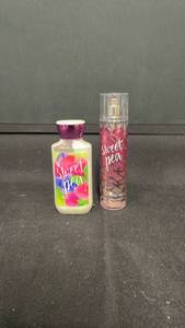 lot 7800 image: Sweet Pea Body Lotion and Fine Fragrance Mist Set 2-Piece