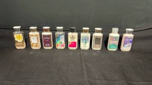 lot 7803 image: Bath & Body Works Body Lotion Lot 9 Bottles 8 fl oz