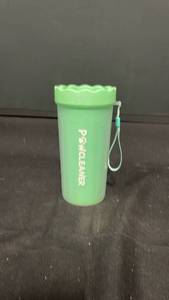 lot 7810 image: Portable Green Paw Cleaner with Strap