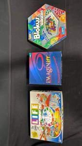 lot 7819 image: 3 Board Games Blokus, iMAGINiff Revised Edition, The Game of Life
