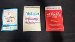 lot 7822 image: Lot of 3 Writing and Communication Books Including On Writing Well and Crucial Conversations