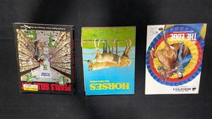 lot 7825 image: Lot of 3 Books Pearls Sells Out by Stephan Pastis, Horses Color Nature Library, The National Horseman Sept 2004